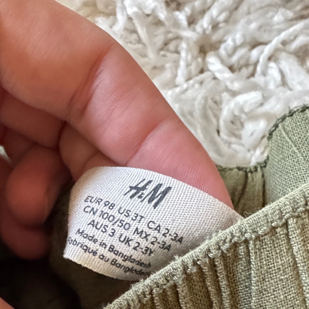 H&M Kids Shorts Trio Linen - 3T - Picture 4 of 5